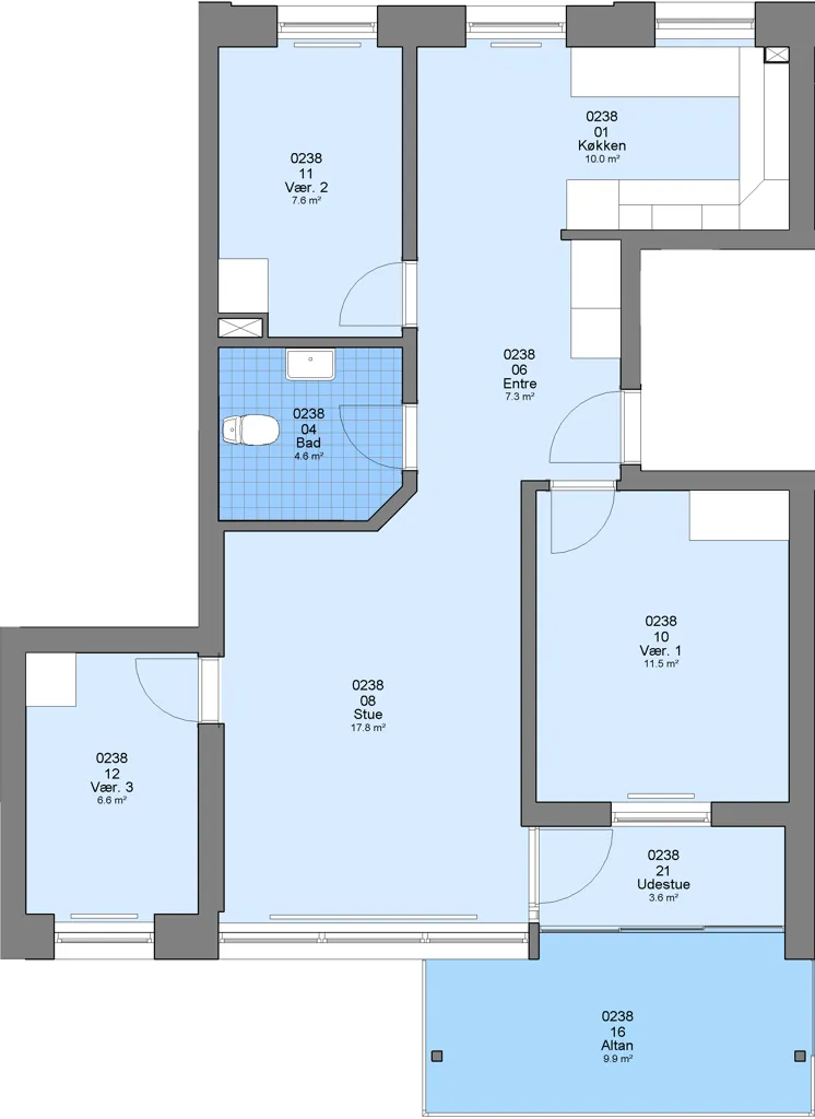 Plan - Apartment in Brønderskat, Ready for Move-in