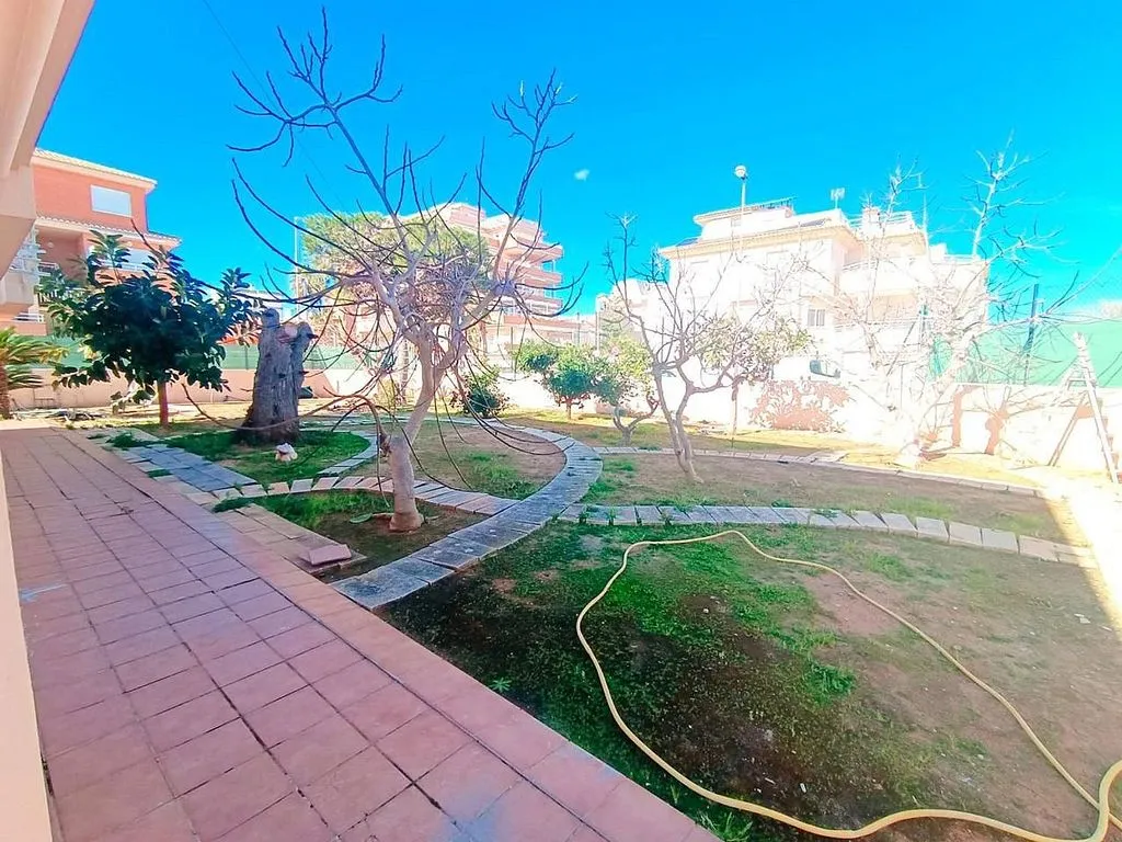 Jardin - Chalet with Sea View in Oliva Playa