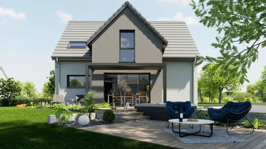 Contemporary House with Valley View in Fellering
