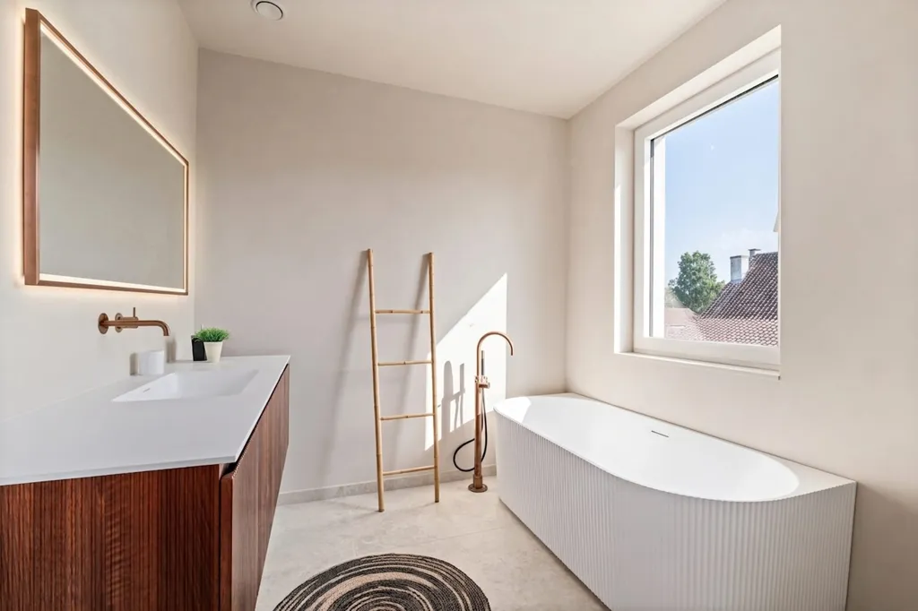 Salles de bain - Villa Néo-Bâtie avec Terrasse à Berlare