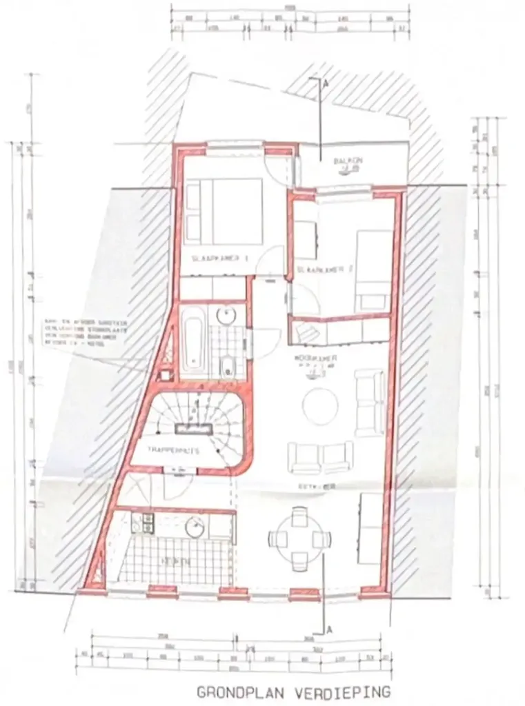 Floor Plan - Apartment with Vestibule in Tongeren-borgloon