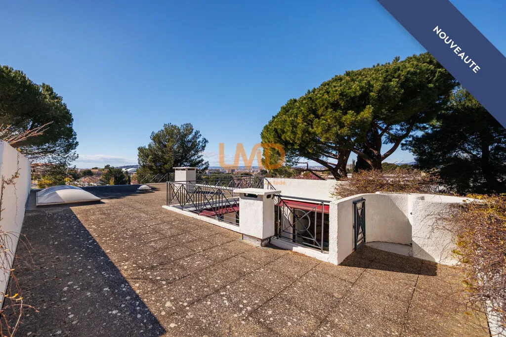 Terrasse - Villa d'Architecte avec Toit Terrasse à Marseille