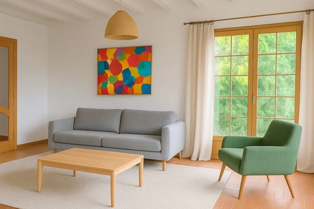 Soggiorno - House with Garden in Thoiry