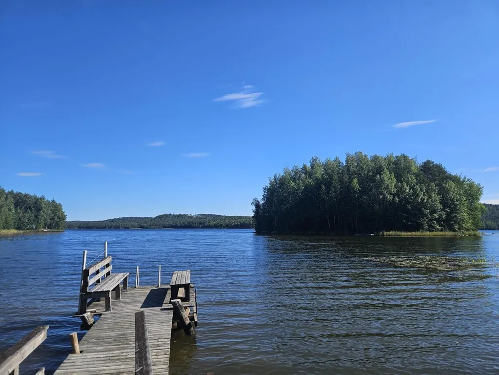 Garden - Detached House with Lake View in Sysmä