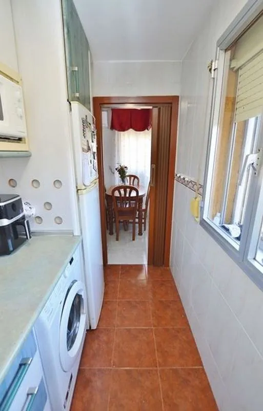 Köök - 2-Bed Apartment with Air Conditioning in Arcos, Madrid