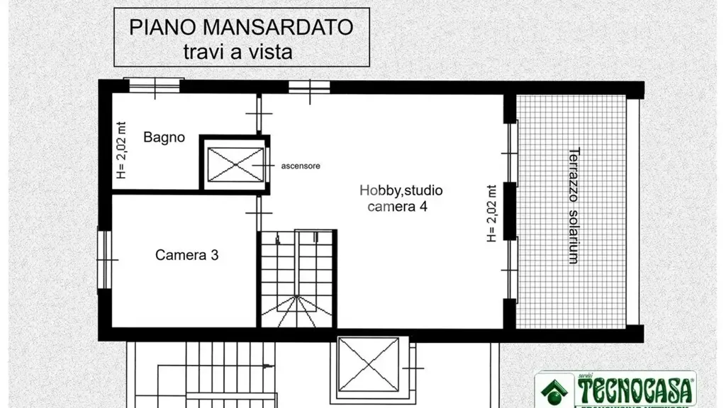 Planimetria - Villa with Private Garden in Cassina De' Pecchi