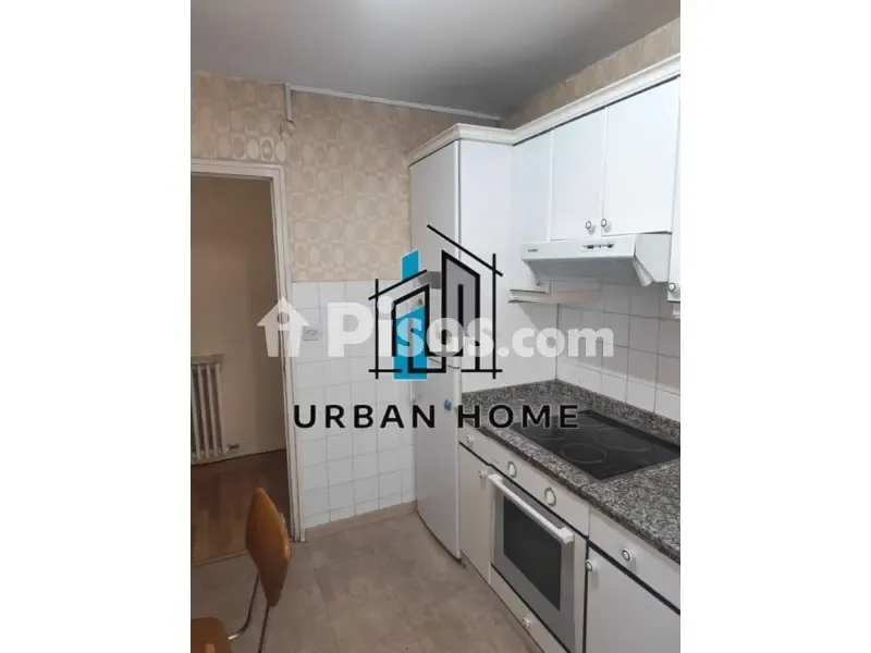 Köök - Apartment with Terrace in San Claudio, León