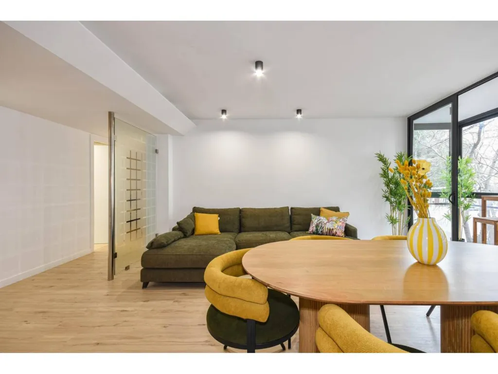 Séjour - Apartment with Balcony in Sarrià, Barcelona