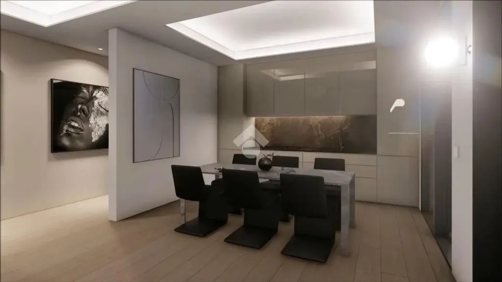 Salle à manger - Attico with Private Terrace in Brescia