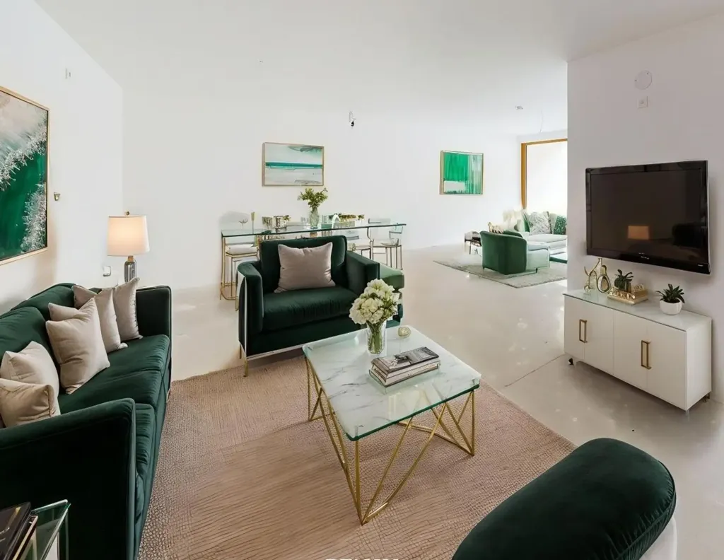 Soggiorno - 3-Bed Garden Flat with Terrace in New Build