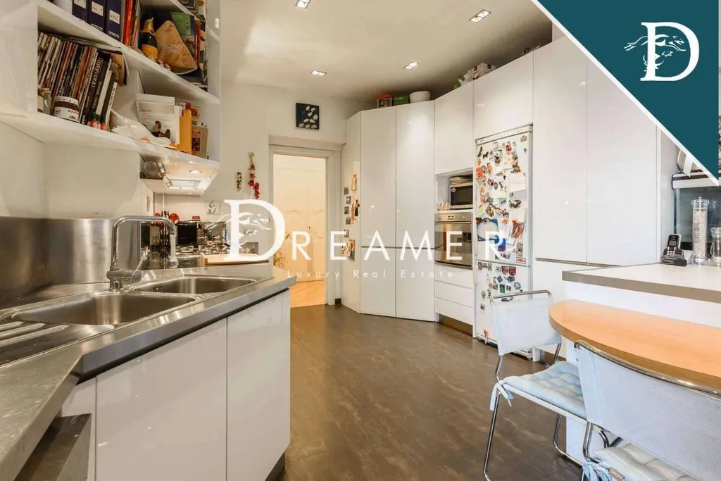Köök - Luxury Apartment with Balcony in Florence