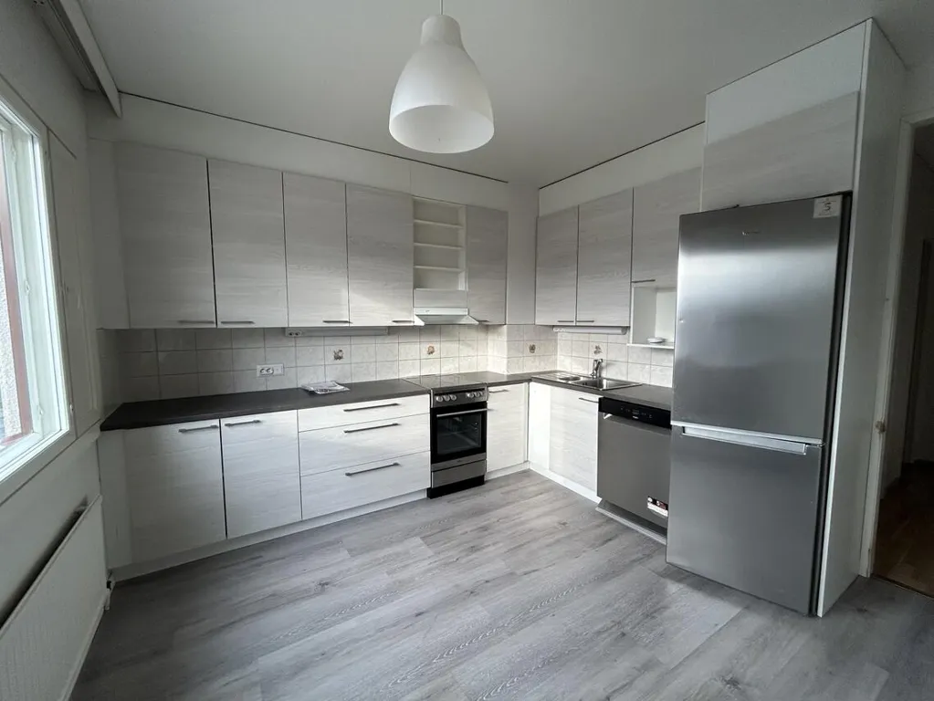 Cuisine - 4-Bed Flat with Balcony in Paroalho, Rauma
