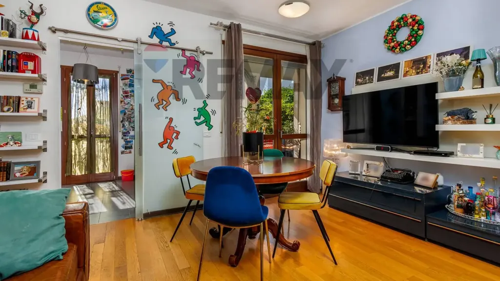 Séjour - Modern Apartment with Terrace in Bergamo