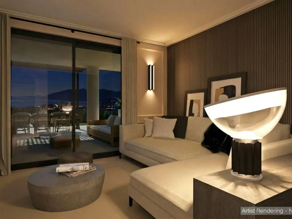 Living Room - Luxury Villa with Lake View in Verbania