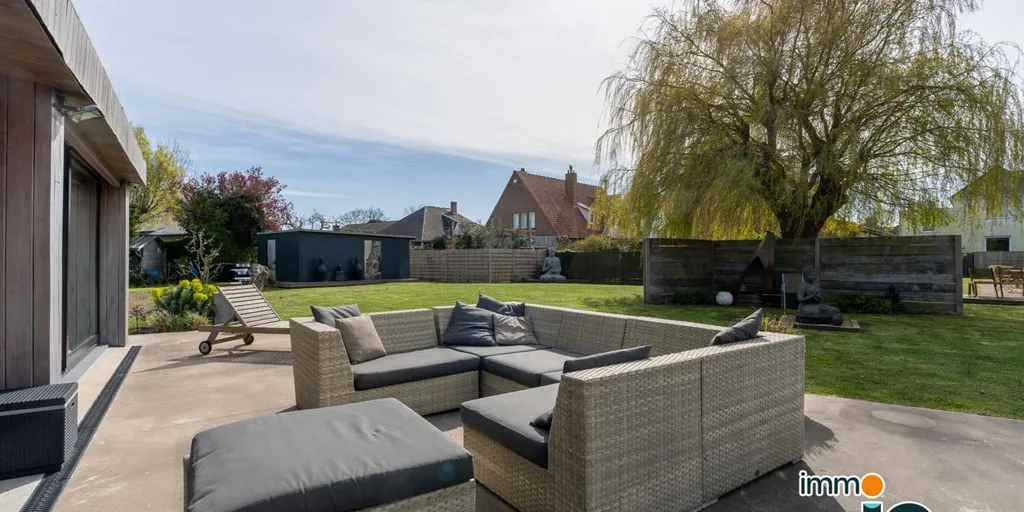 Jardin - Maison avec Grand Jardin à Bredene, Proche de la Mer
