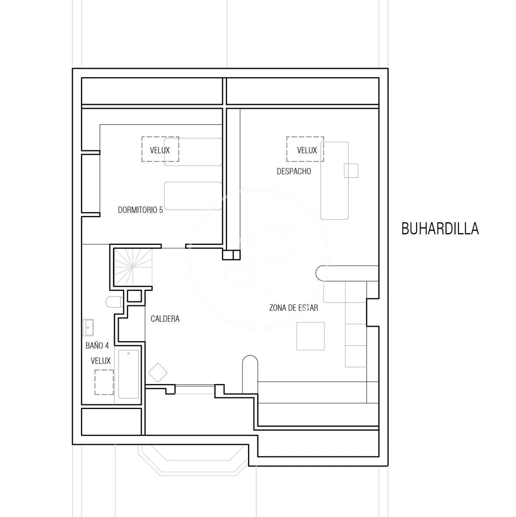 Plaan - Chalet with Pool in Parque Conde de Orgaz
