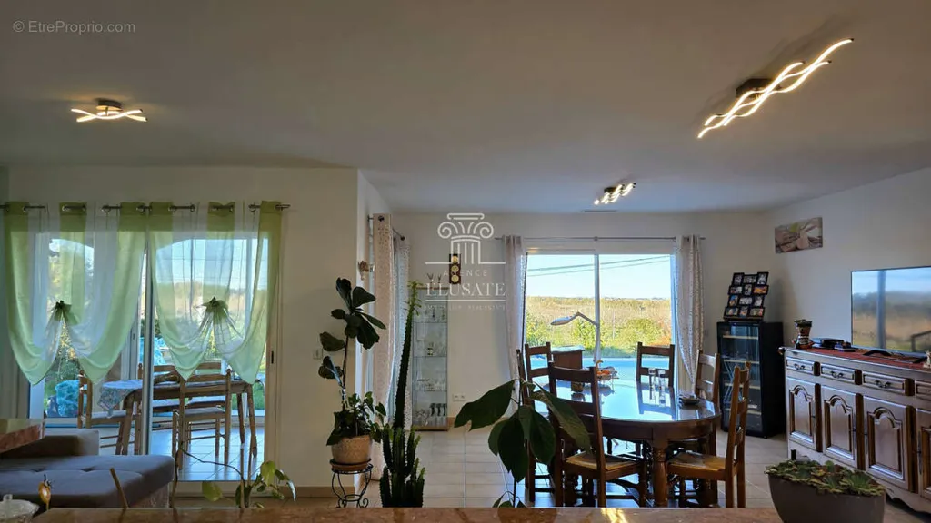Söögituba - Modern Villa with Pool in Eauze