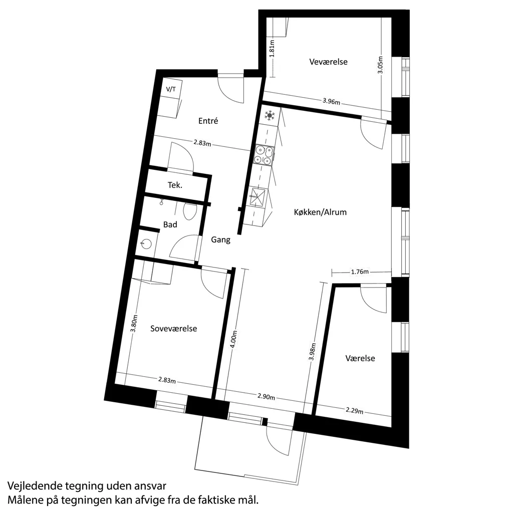 Appartement 4 pièces à Roskilde