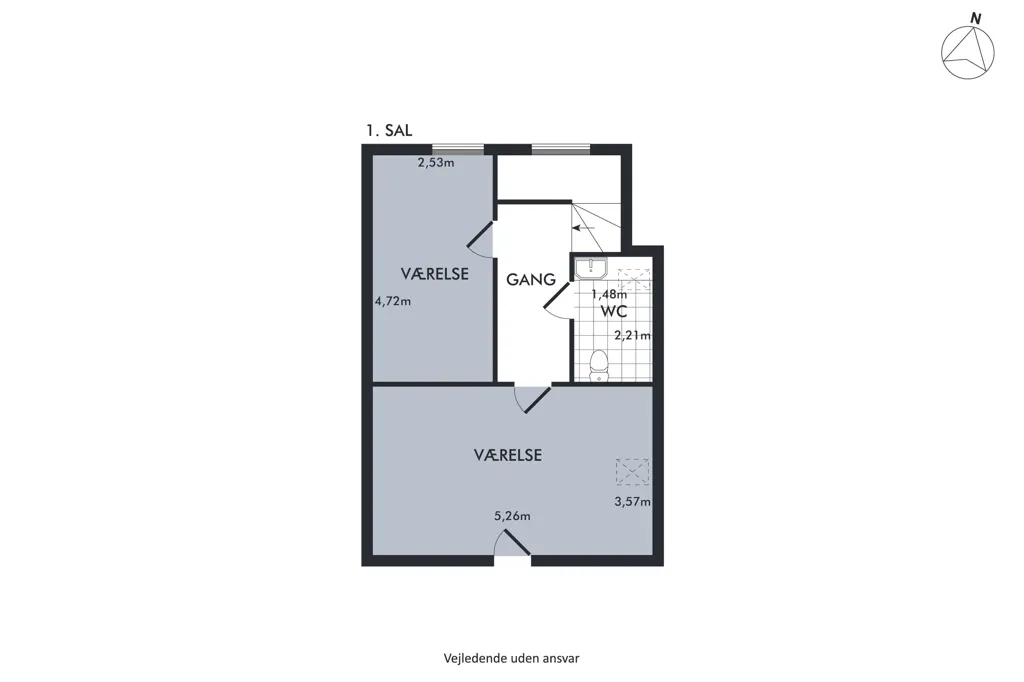 Floor Plan - Central Villa with South-Facing Garden in Broager