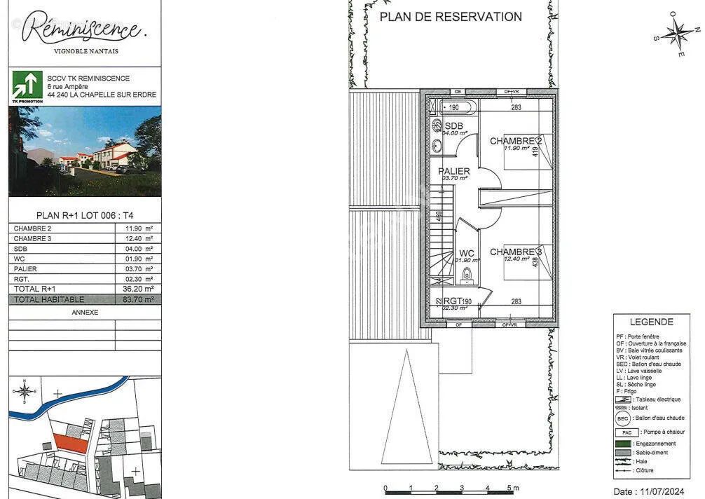 Plaan - New Build Maison with Garden in Mouzillon