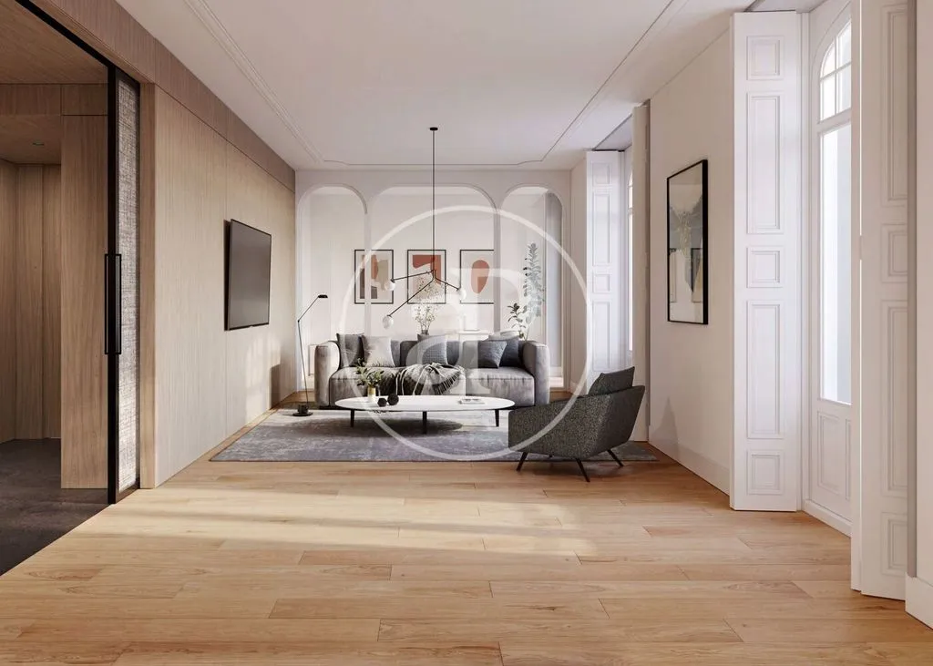 Living Room - Luxury Flat with Pool in Salamanca, Madrid