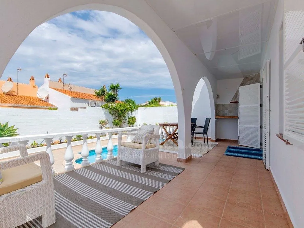 Terrasse - Chalet with Pool in Cala en Porter, Alaior
