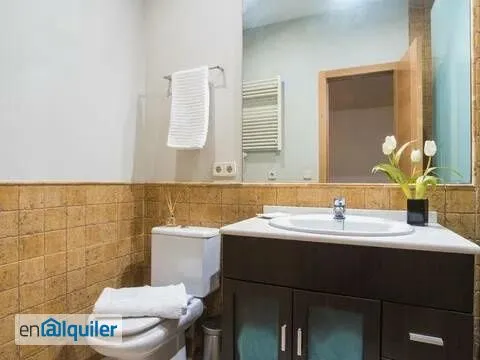 Bathrooms - Bright Apartment with Balcony in Chueca, Madrid