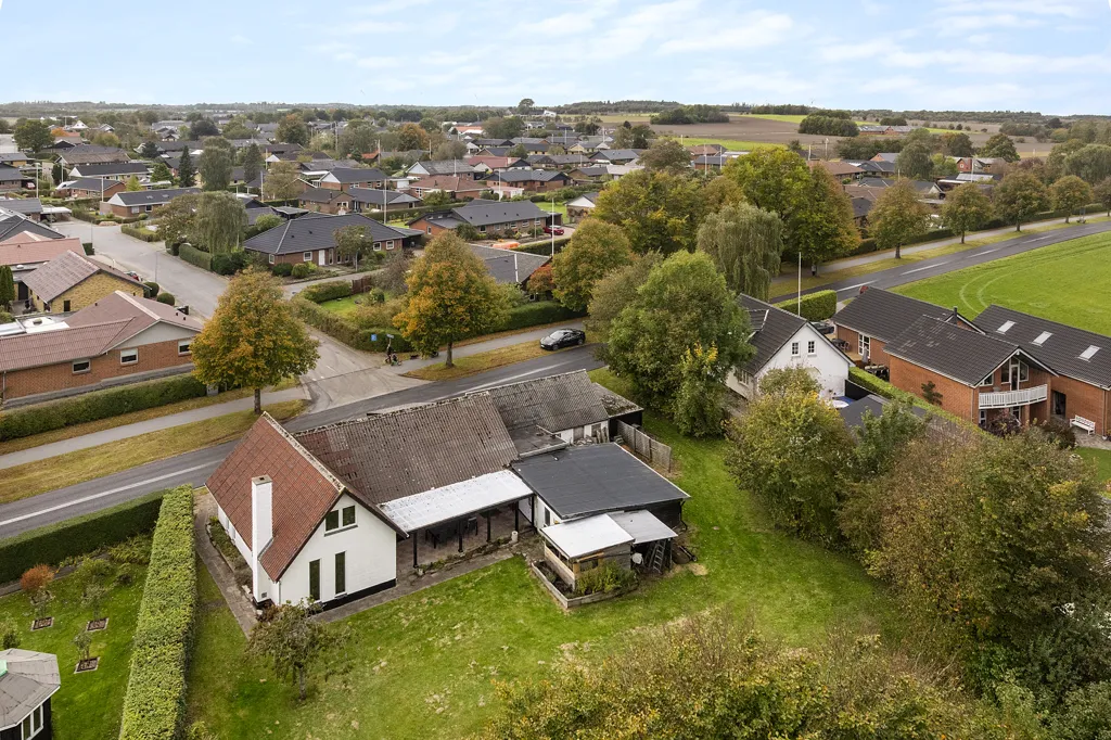 Õhuvaade - Historic Villa with Garden in Aulum