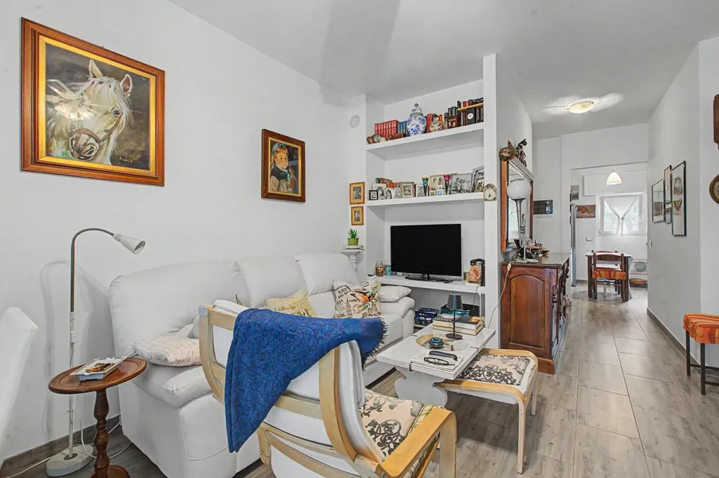 Living Room - Rear-Accessed Apartment with Parking in Milan