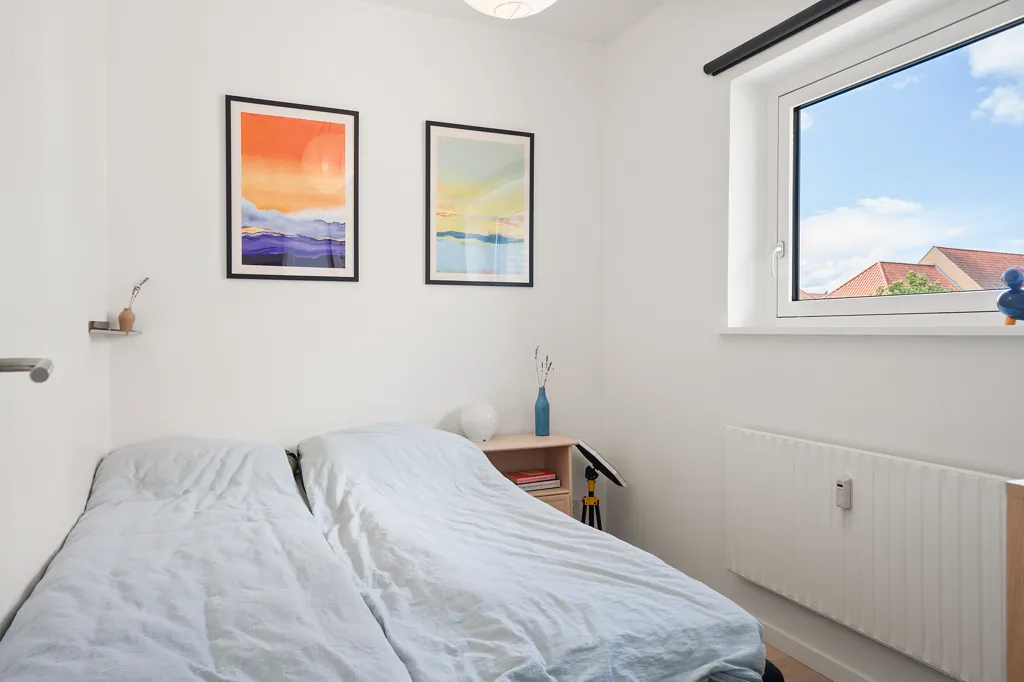 Chambres - 2-Bed Apartment with Terrace in Vanløse
