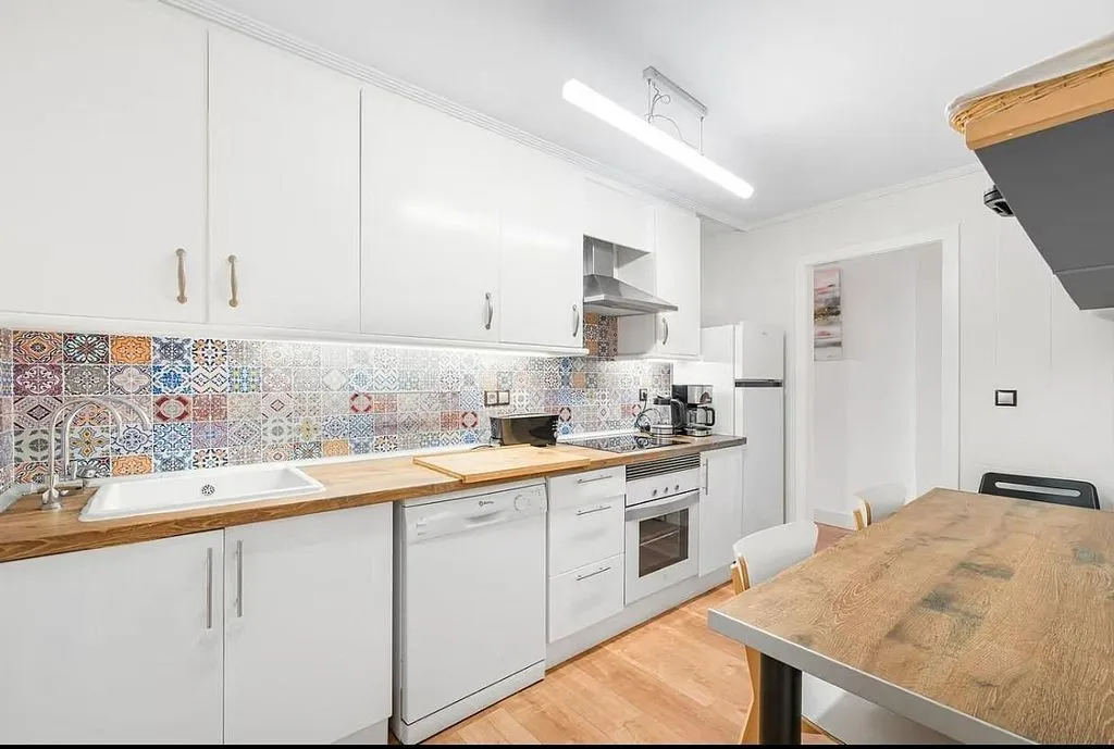 Kitchen - Holiday Apartment with Terrace in Torrevieja