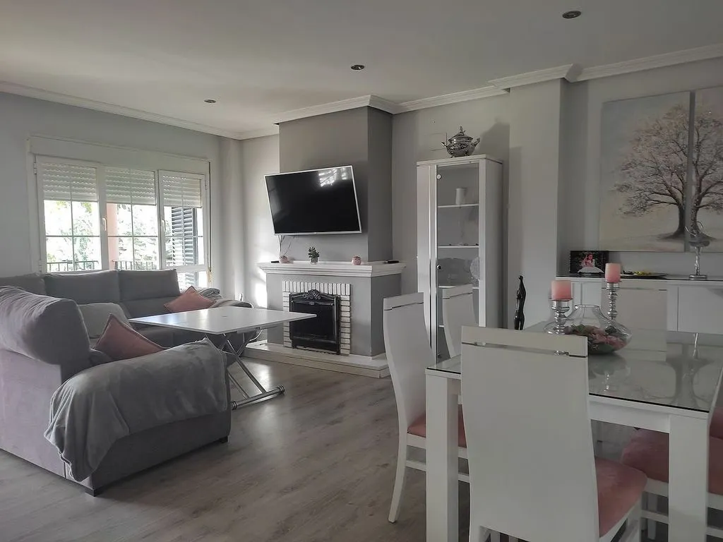 Séjour - Chalet with Pool and Terrace in Badajoz