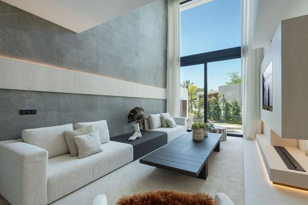 Living Room - Penthouse with Pool in Marbella