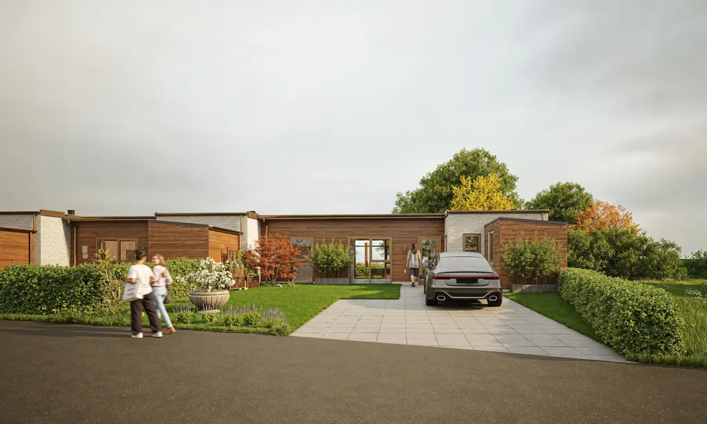 Spacious Terraced House with Balcony in Skive
