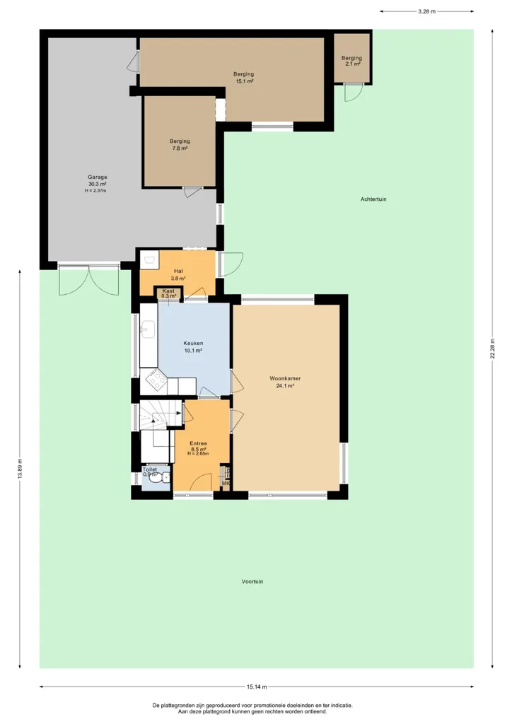 Planimetria - Detached House with Garden in Zevenaar