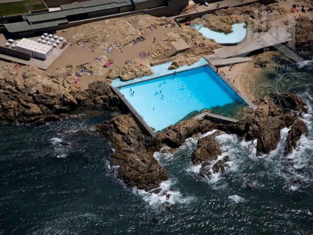 Vue aérienne - Contemporary Villa with Pool in Matosinhos