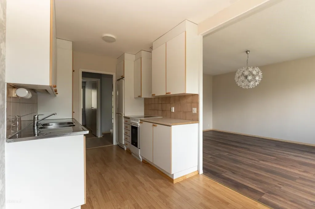 Cucina - Terrace Flat with Garden Access in Tammisaari