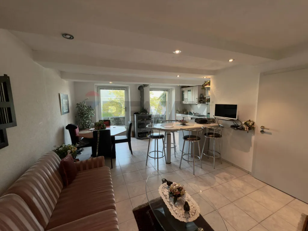 Séjour - Rustic-Style Apartment with Lake View in Sant'Agata