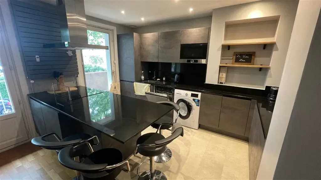 Köök - Furnished Flat with Balcony in Lyon 1st