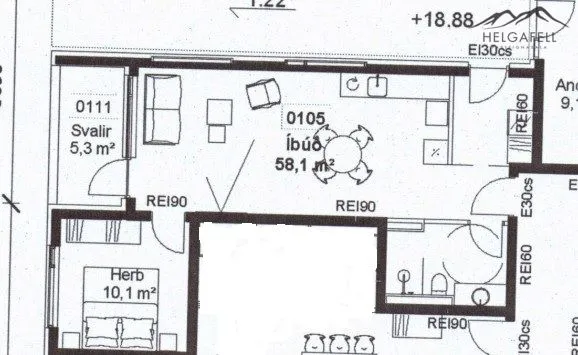 Appartement 2 pièces à Reykjavík