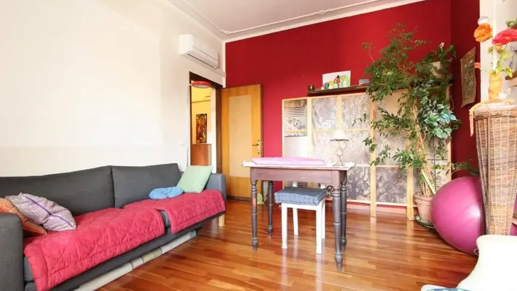 Séjour - Rustic-Style Apartment with Balcony in Verona