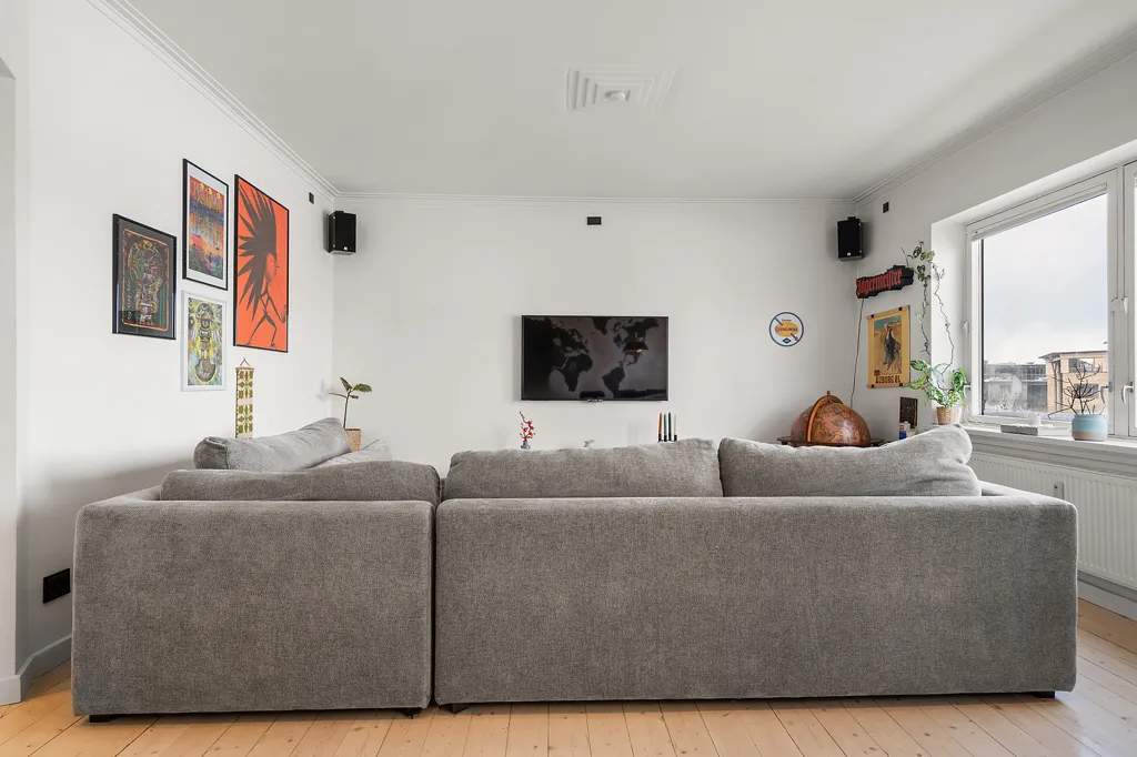 Living Room - 2-room apartment in Aalborg