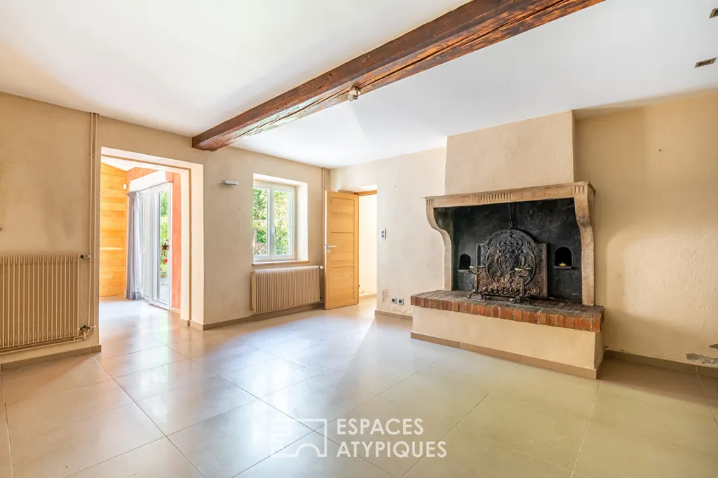 Soggiorno - Architecturally Refined Farmhouse in Messimy-sur-Saône