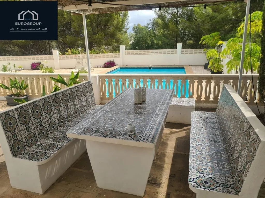 Terrass - Chalet with Pool in La Nucia, Valencia