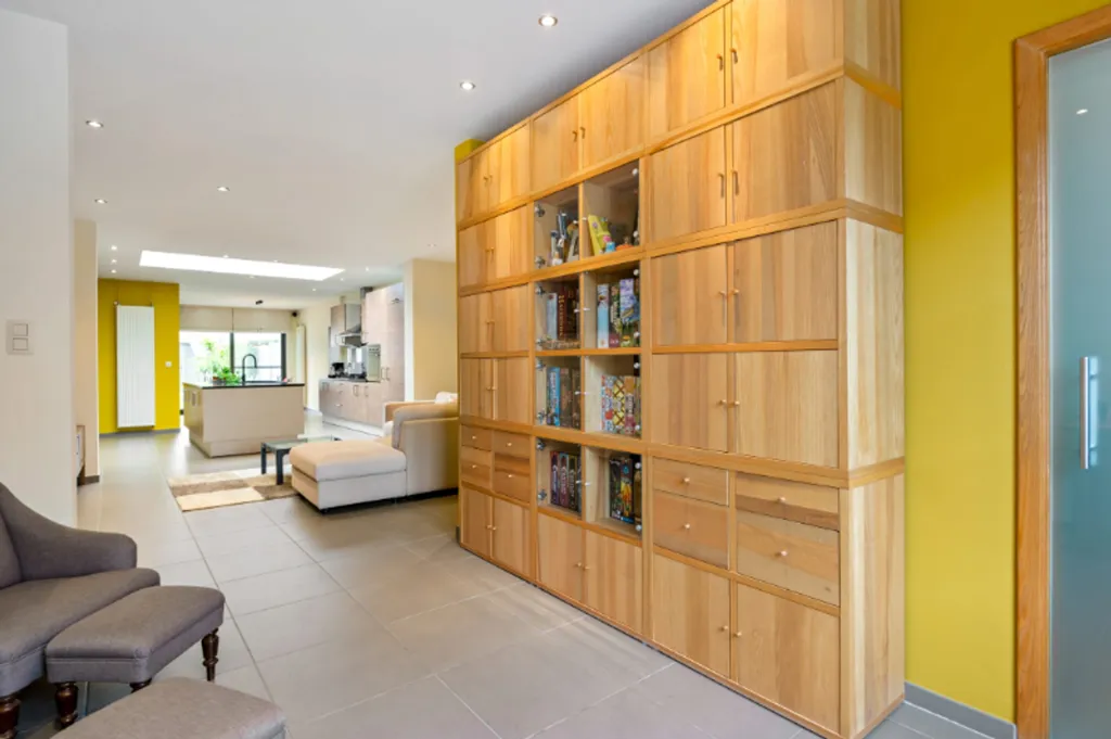 Séjour - Appartement Rénové avec Garage et Jardin à Schelle