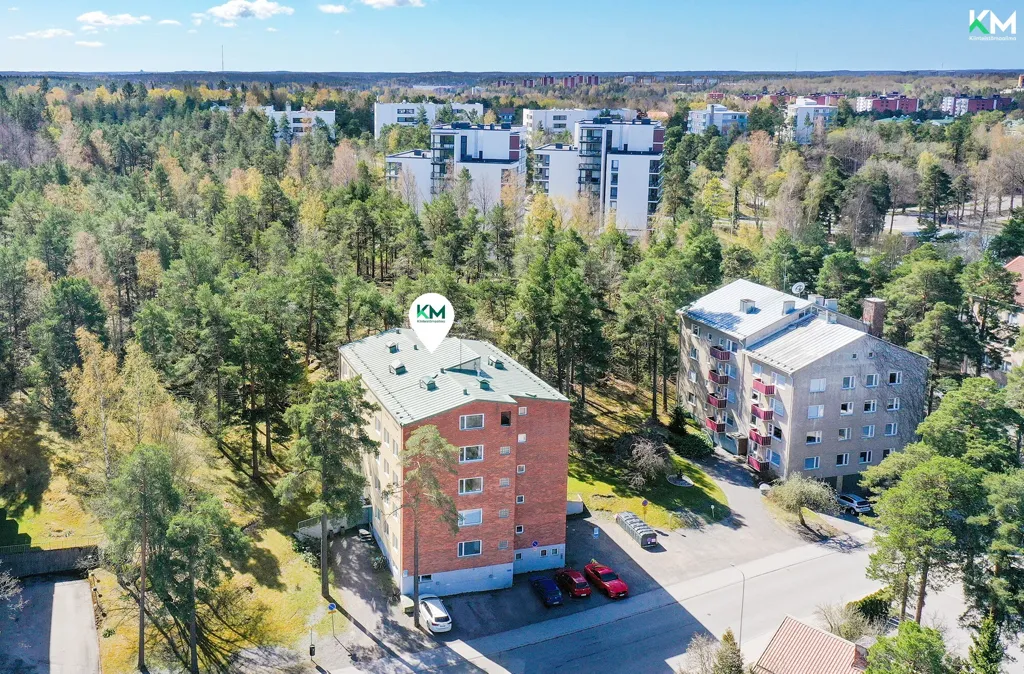 Õhuvaade - 3rd Floor Apartment with Balcony in Vasaramäki
