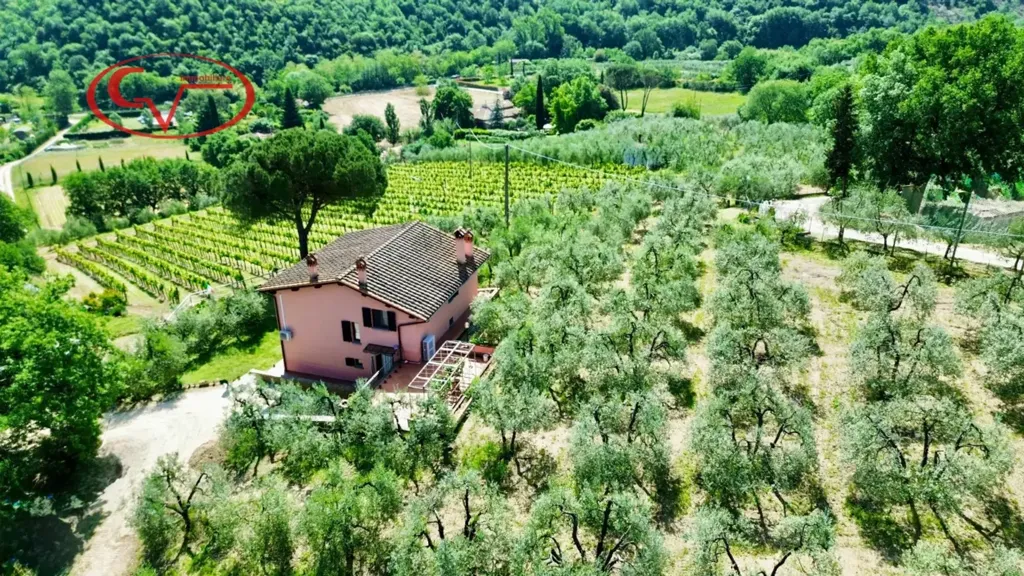 Õhuvaade - Rustic Villa with Panoramic Views in Montevarchi