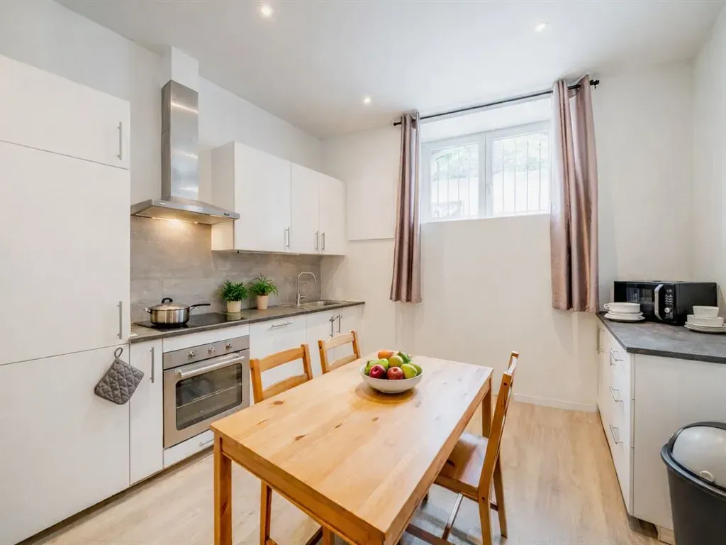 Köök - Duplex with Meuse View and 75 m² Terrace in Dinant