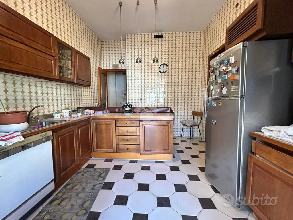 Köök - Apartment with Rooftop Terrace in Salerno