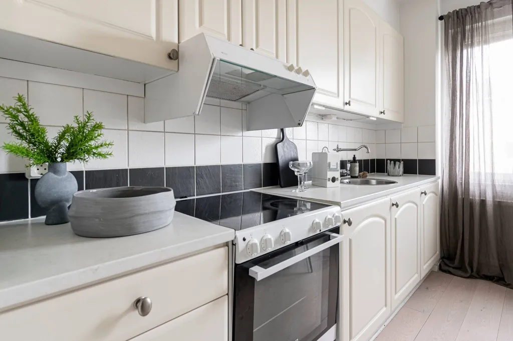 Kitchen - Apartment with Balcony in Västmanland